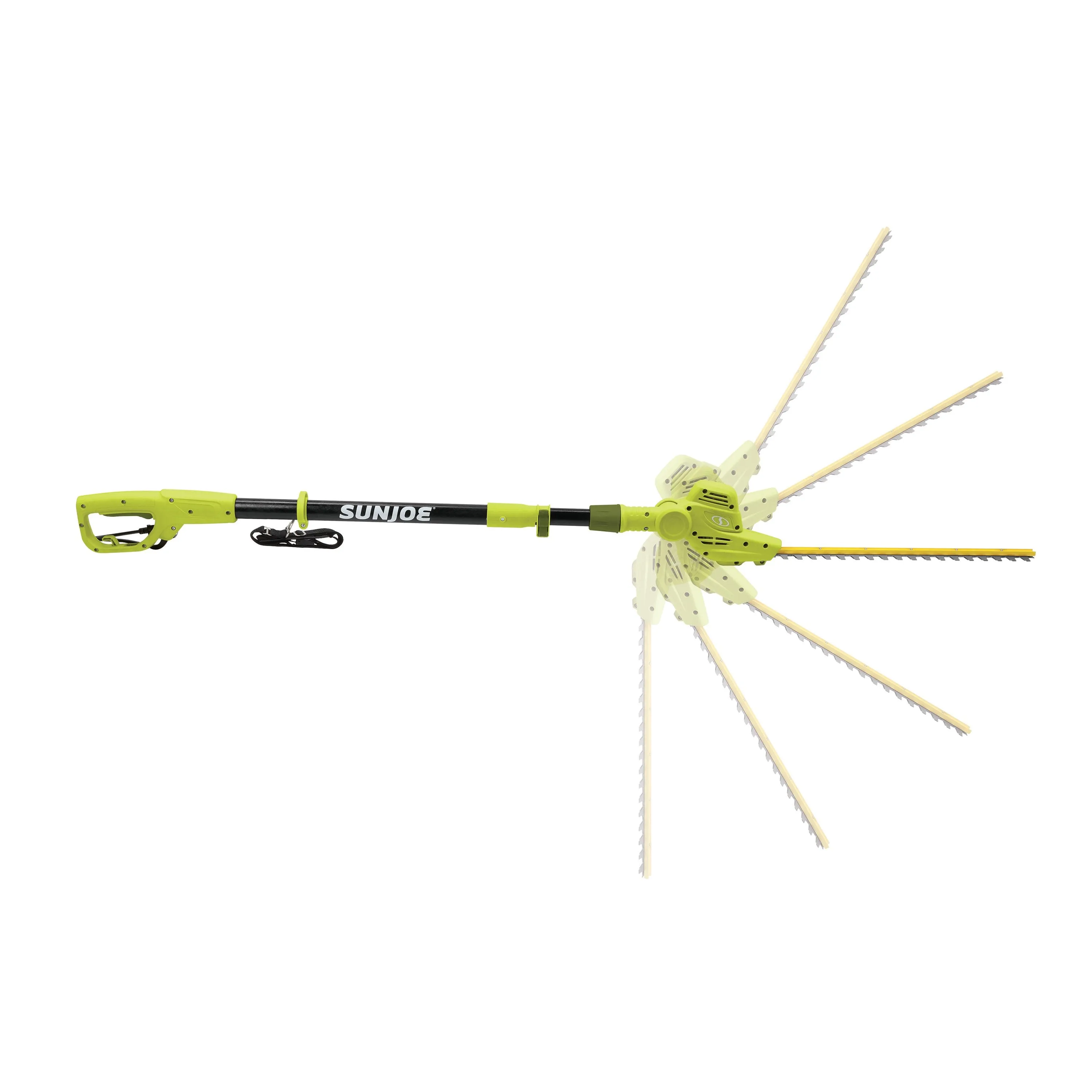 Sun Joe SJH901E-SJG Electric Pole Hedge Trimmer | 18-Inch | 3.8-Amp | Multi-Angle