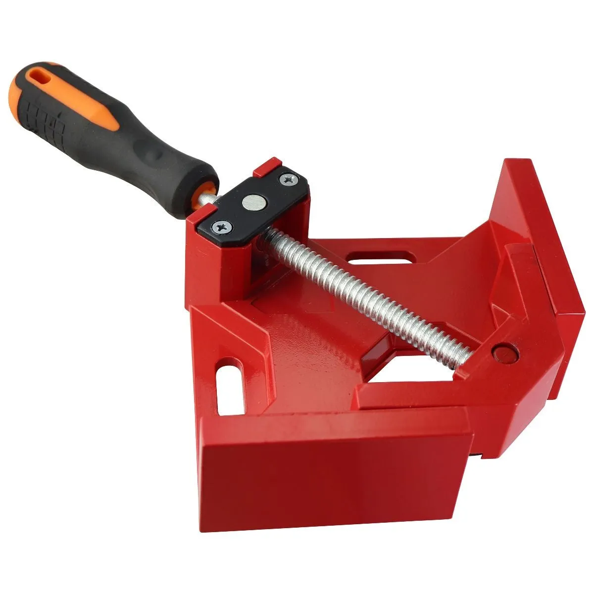 Swing Jaw Corner Clamp (68mm) 90-Degree Work Tool - Red Metal