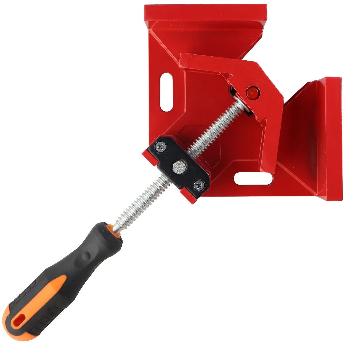 Swing Jaw Corner Clamp (68mm) 90-Degree Work Tool - Red Metal