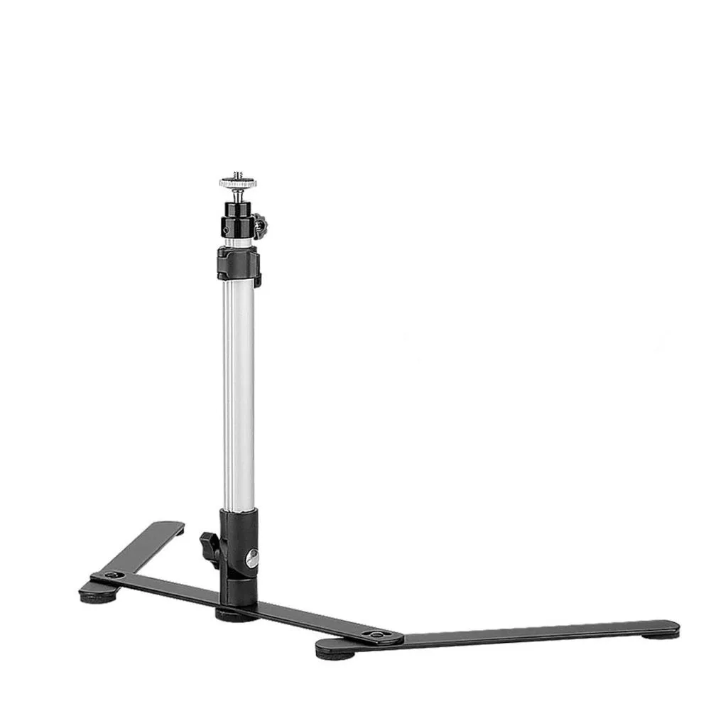 Tabletop Stand with Ball Head Bracket for Lighting and Accessories