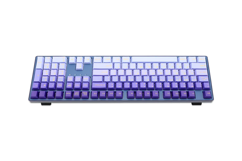 Taihao Gradient Blue Hangul Doubleshots keycap for mechanical keyboard Cubic OEM Profile for BM60 BM68 BM80 BM65 Purple Blue