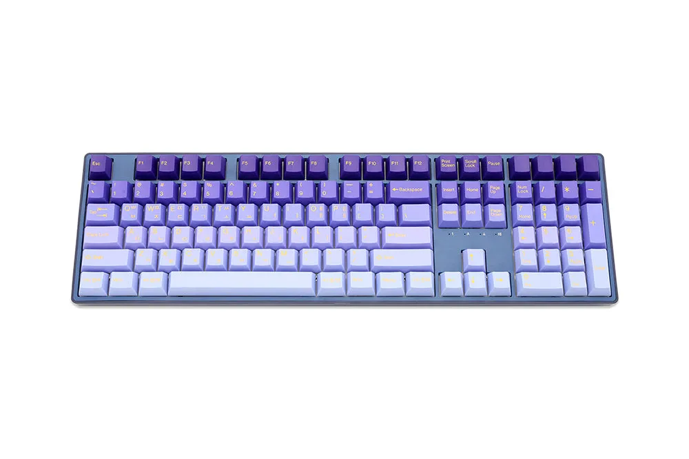 Taihao Gradient Blue Hangul Doubleshots keycap for mechanical keyboard Cubic OEM Profile for BM60 BM68 BM80 BM65 Purple Blue