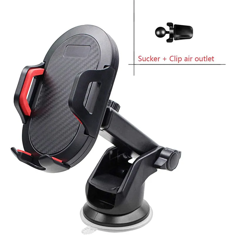 Telescopic Instrument Panel Navigation Suction Cup Car Phone Holder