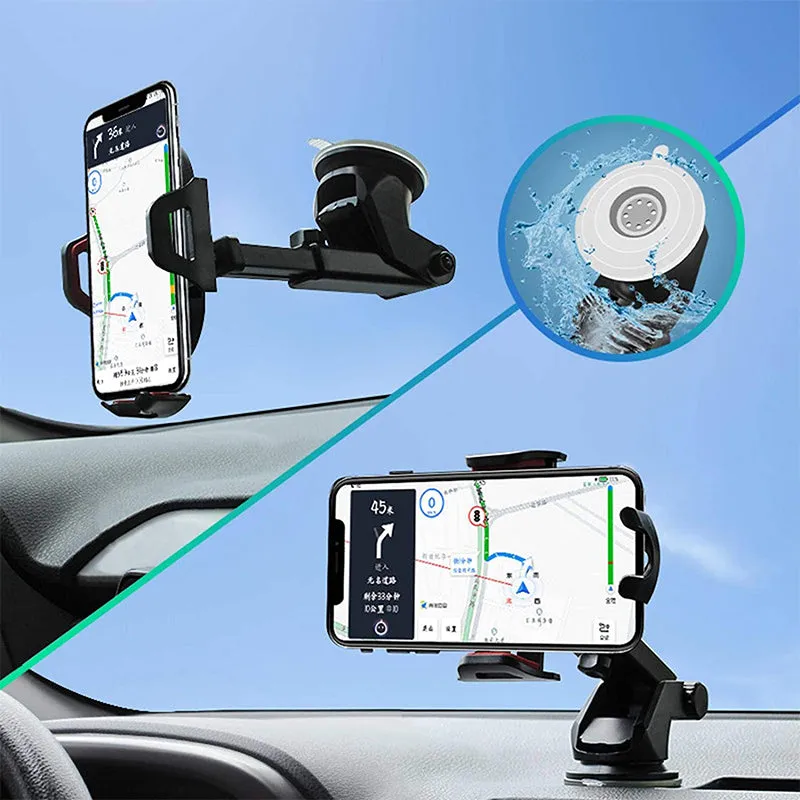 Telescopic Instrument Panel Navigation Suction Cup Car Phone Holder