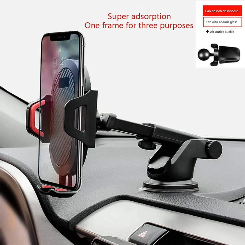 Telescopic Instrument Panel Navigation Suction Cup Car Phone Holder