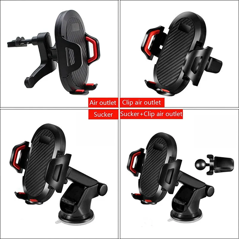 Telescopic Instrument Panel Navigation Suction Cup Car Phone Holder