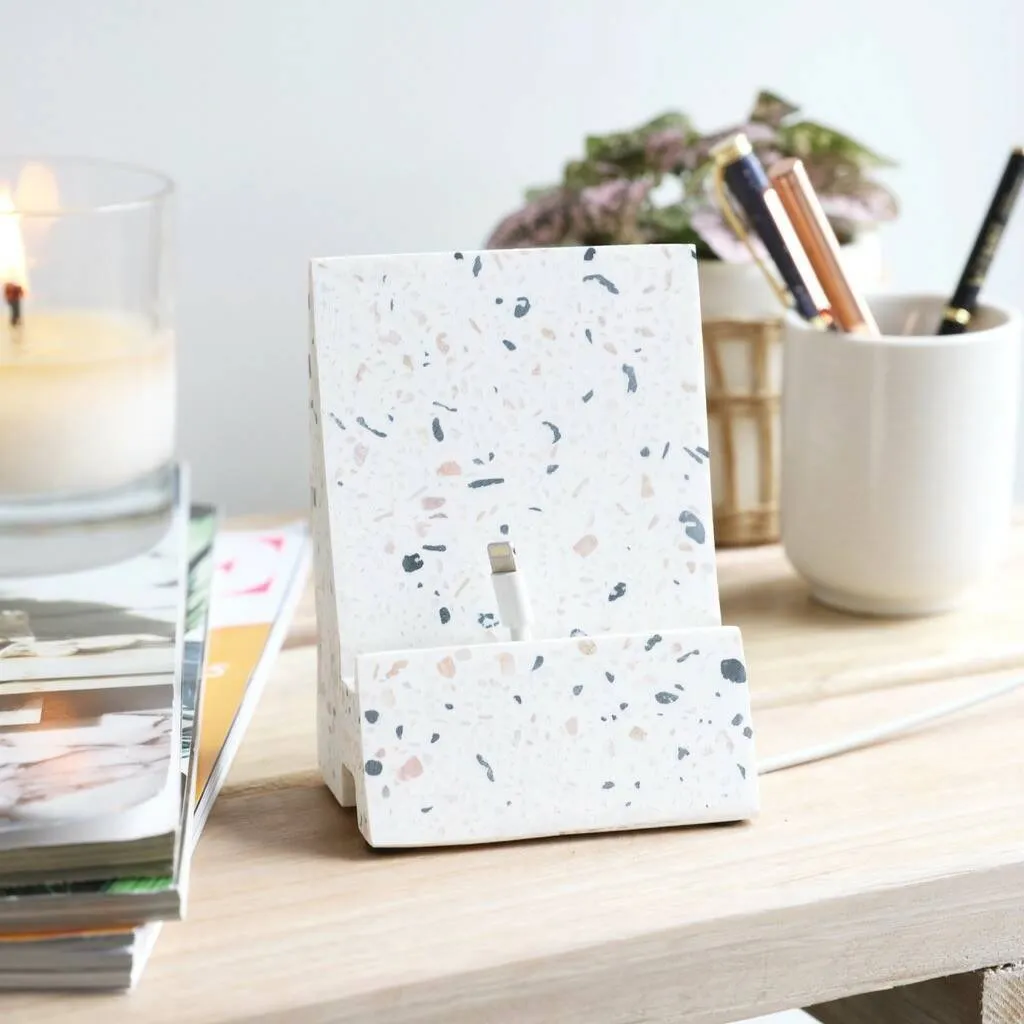 Terrazzo Phone Stand