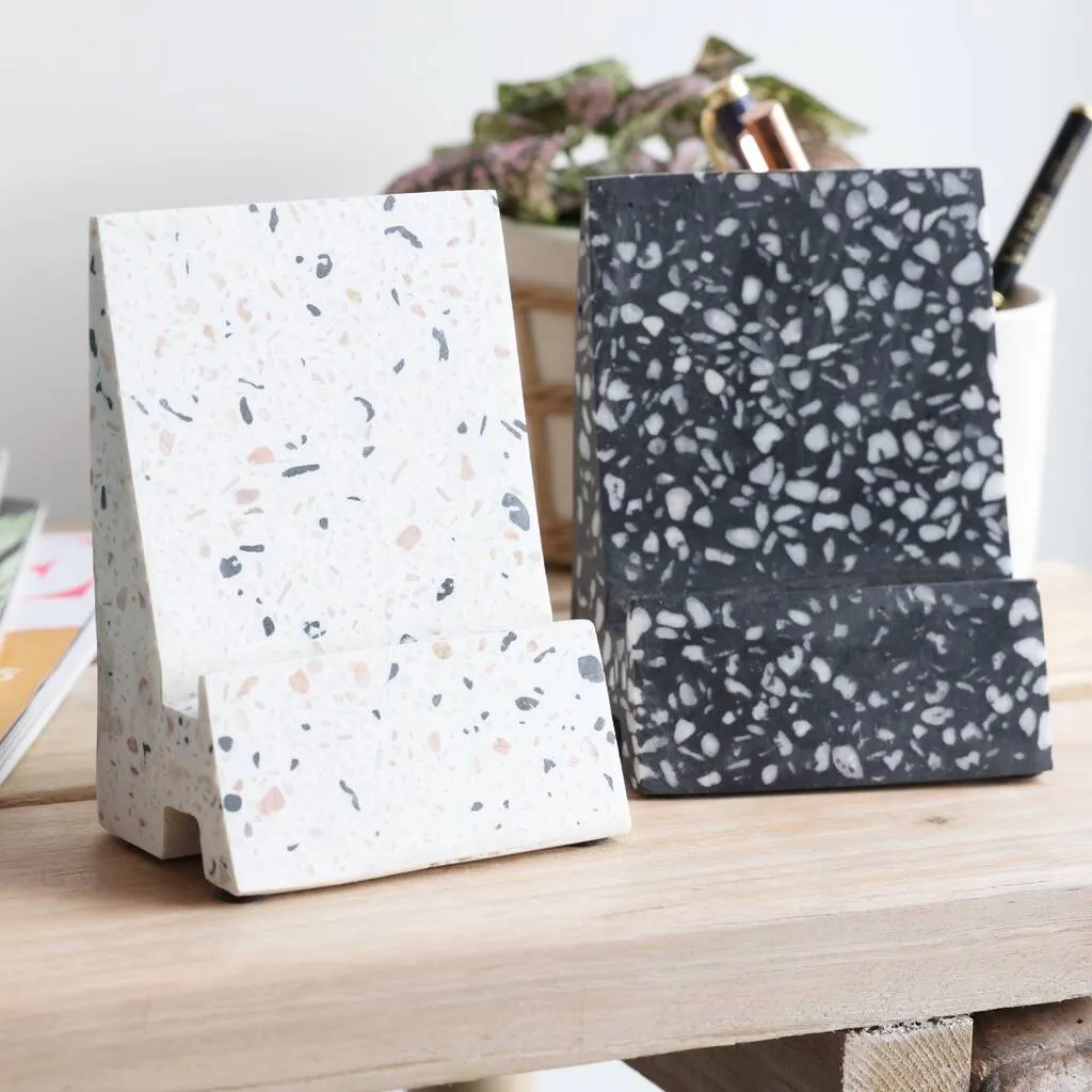 Terrazzo Phone Stand