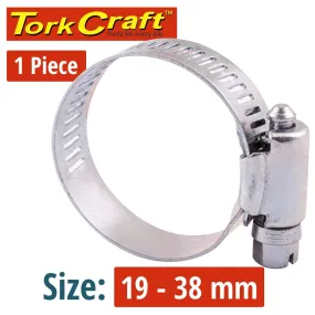 TORK CRAFT HOSE CLAMP 19-38MM EACH K16 HC19-38