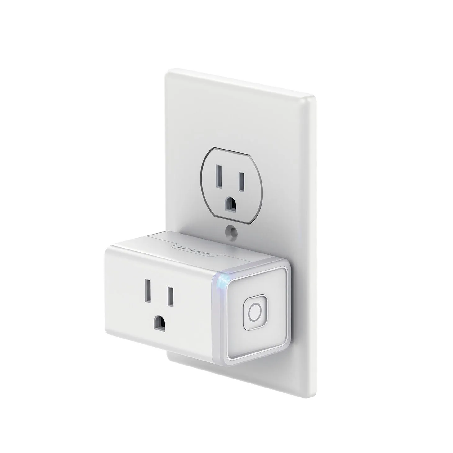 TP-Link - Kasa Smart Wi-Fi Plug Mini Google Assistant - White