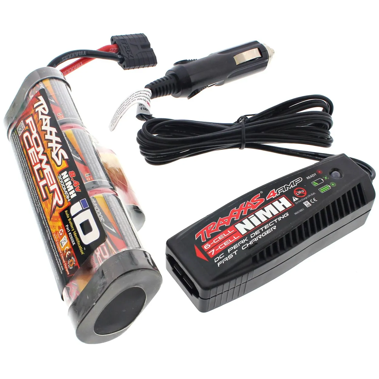 Traxxas 1/10 Telluride 4x4 8.4v 3000 mAh iD Hump Battery & 4 Amp Charger