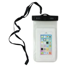 Universal Water Resistant Pouch for Smartphones with Carrying Cord - Clear