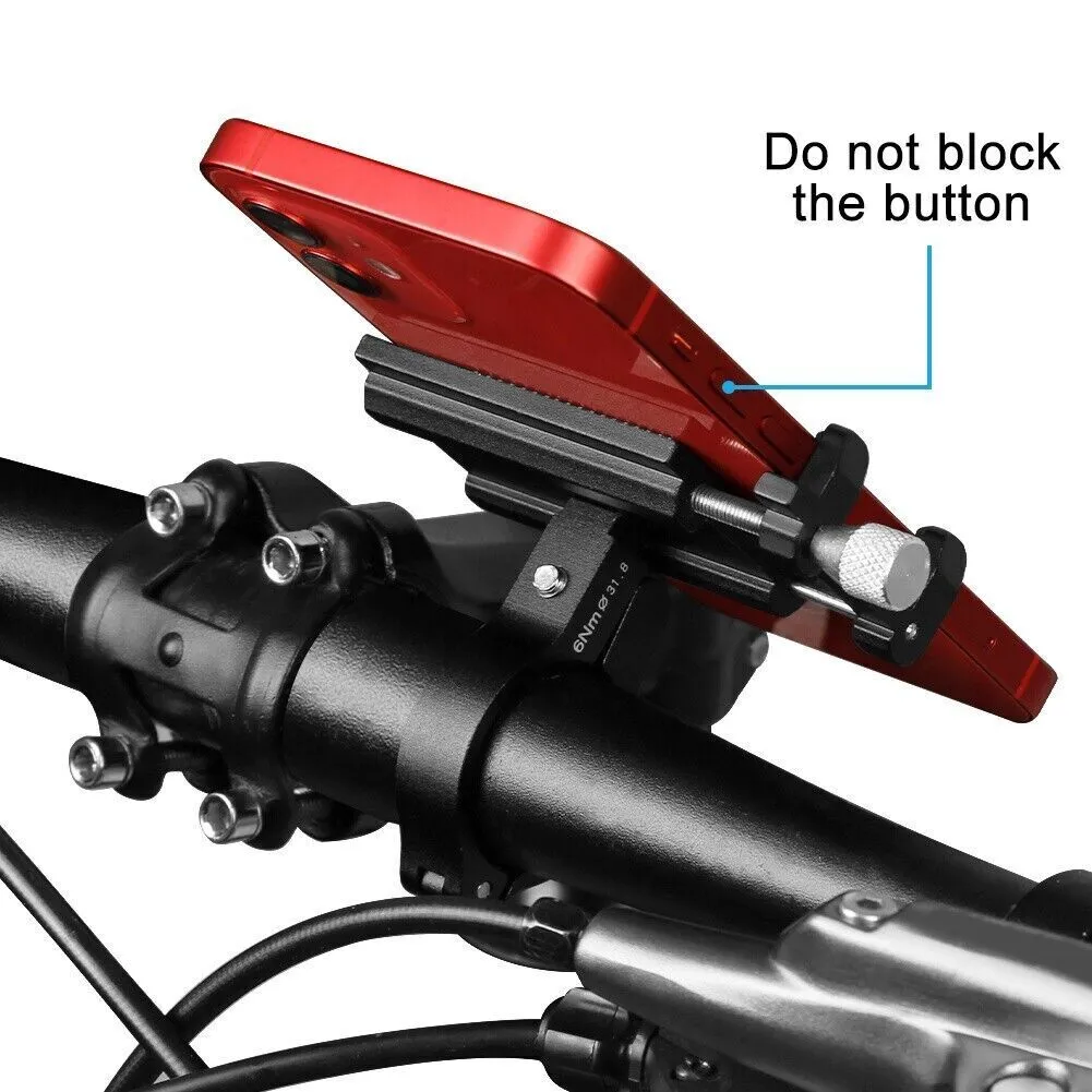 US 2-4 Pc Aluminum Motorcycle Bicycle Universal GPS Phone Holder Mount Handlebar