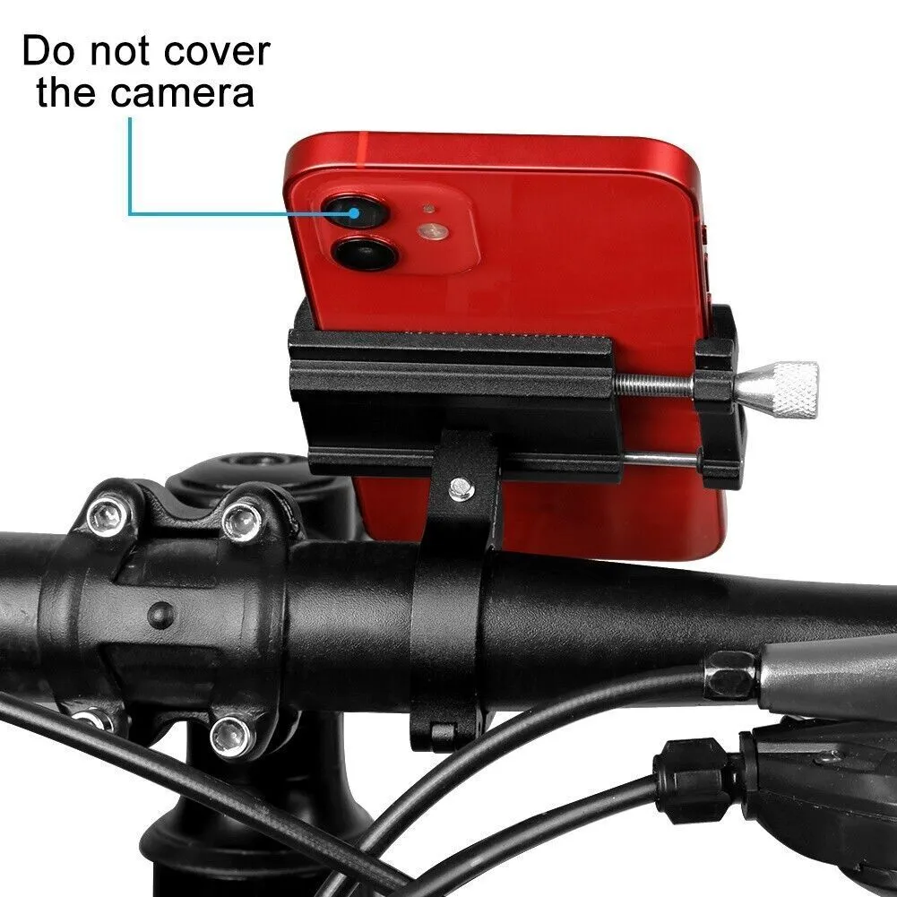 US 2-4 Pc Aluminum Motorcycle Bicycle Universal GPS Phone Holder Mount Handlebar