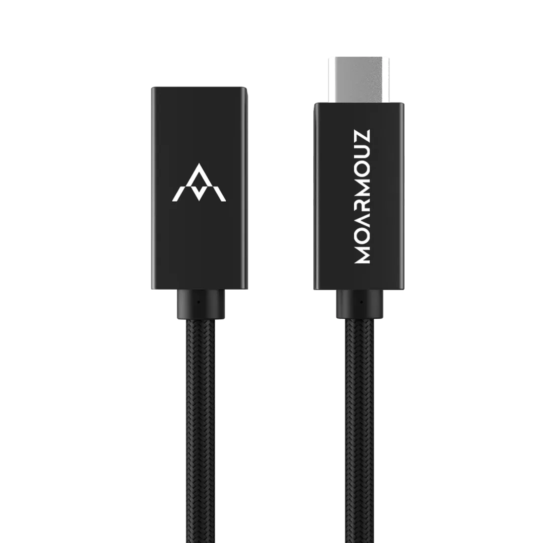 USB-C 3.2 Gen 2 Type-C Extension Cable - 4K@60Hz, 100W PD & 10Gbps Data Transfer Rate