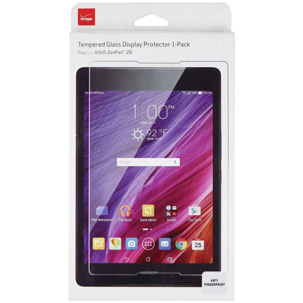 Verizon Tempered Glass Screen Protector for ASUS ZenPad Z8 - Clear