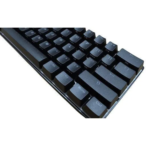 Vortex Poker 3 60% RGB Backlit 61 Keys Compact Mechanical Gaming Keyboard Cherry MX Speed Silver Linear Fast Switch