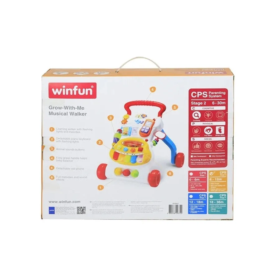 Winfun Grow With Me Musical Walker