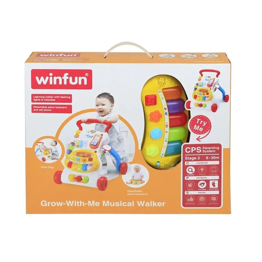 Winfun Grow With Me Musical Walker