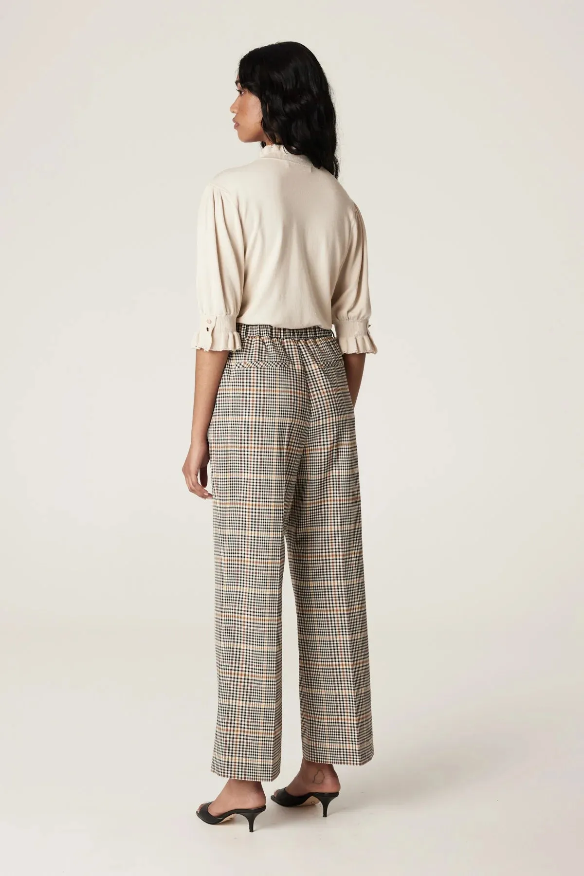 WINSTON CHECK PANT | Camel Check