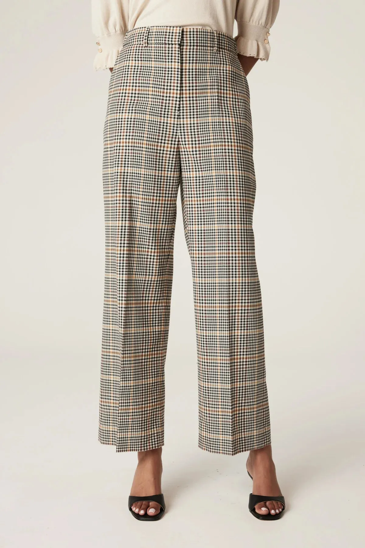 WINSTON CHECK PANT | Camel Check