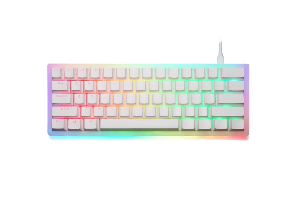 Womier 61 key K61 Mechanical Keyboard 60% 60 PCB CASE hot swappable switch support lighting effects with RGB switch led