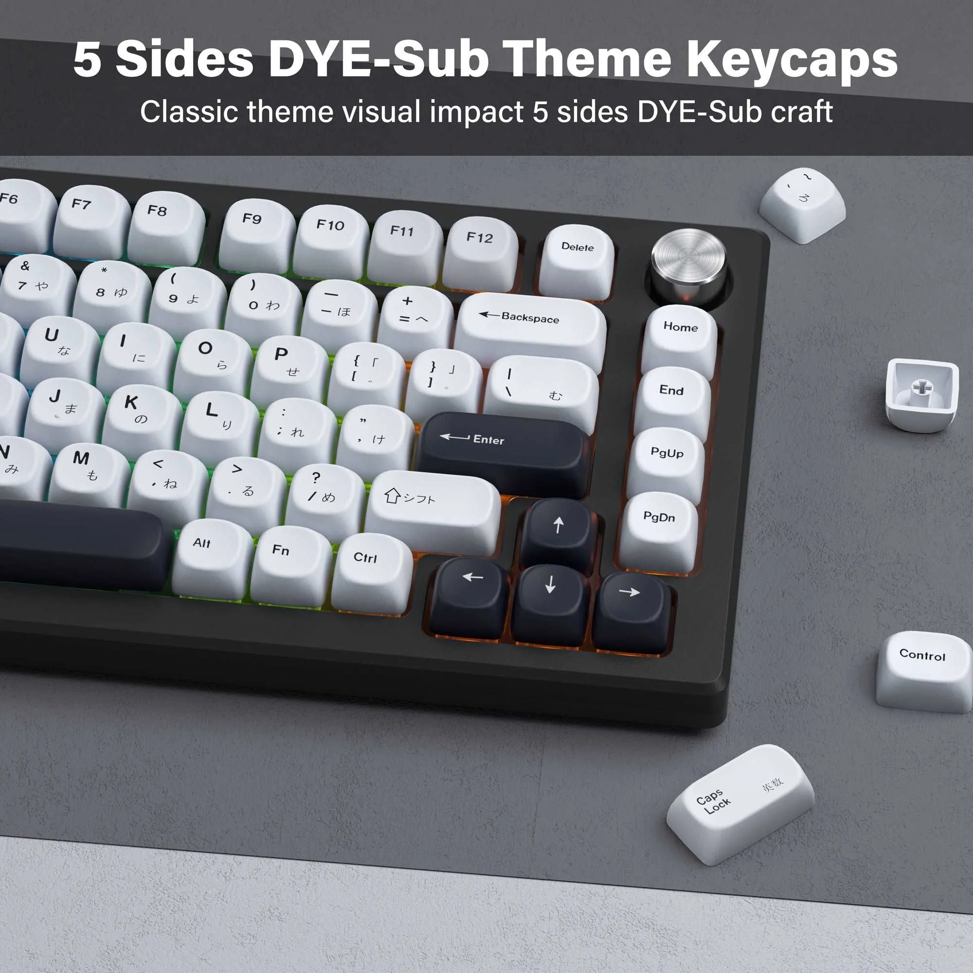 XVX Minimalist Style BOW 137-Key MOA Profile Dye-Sub PBT Keycap Set