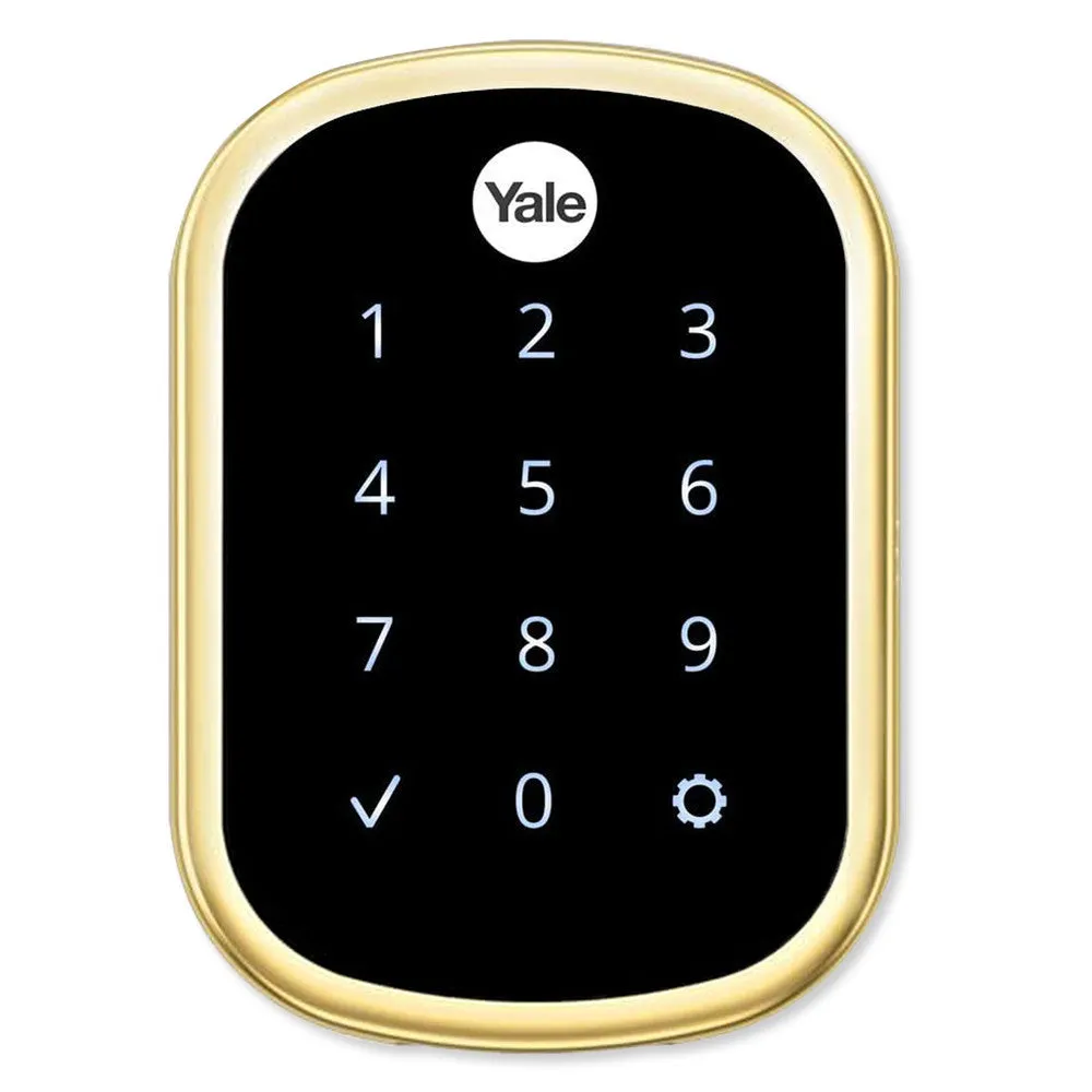 Yale ProSL Key Free Z-Wave Plus Push Button Deadbolt, Gen5