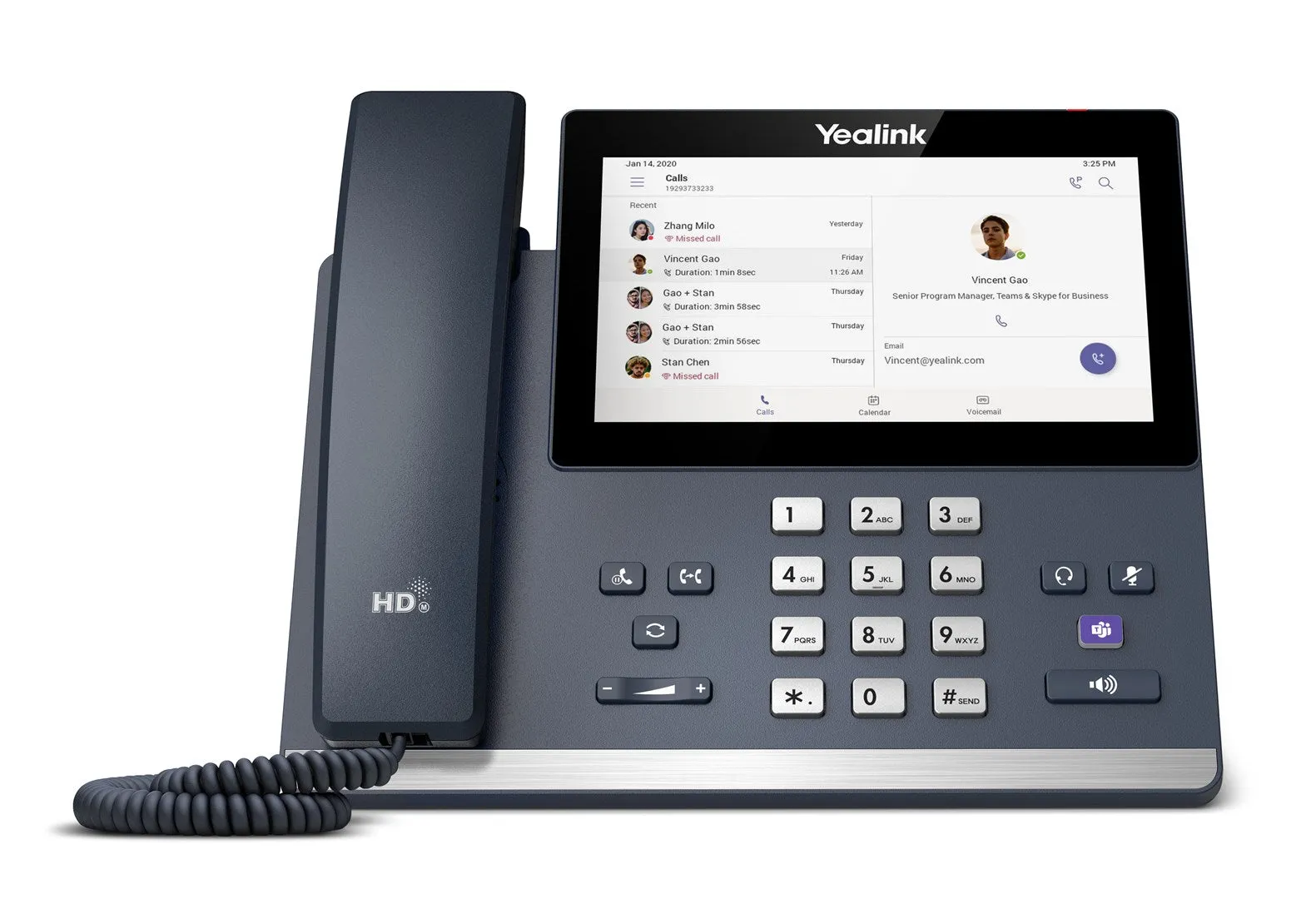 Yealink Mp56 - Teams Edition Ip Phone Black Wi-Fi