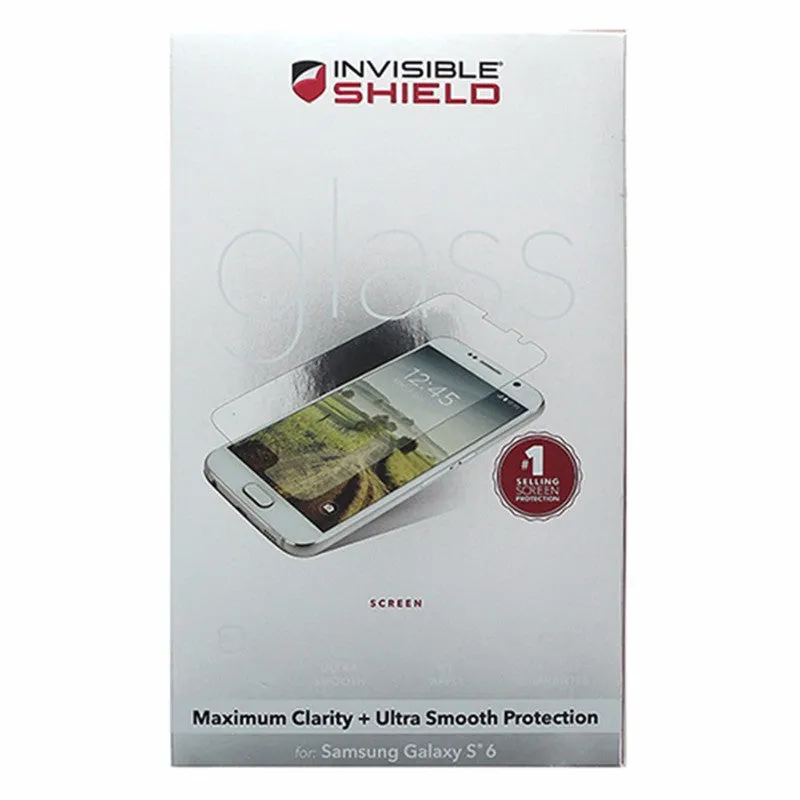 Zagg Invisible Shield Tempered Glass Screen Protector for Samsung Galaxy S6