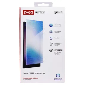 ZAGG InvisibleShield Fusion XTR2 Eco Curve Screen Protector for Galaxy S23 Ultra