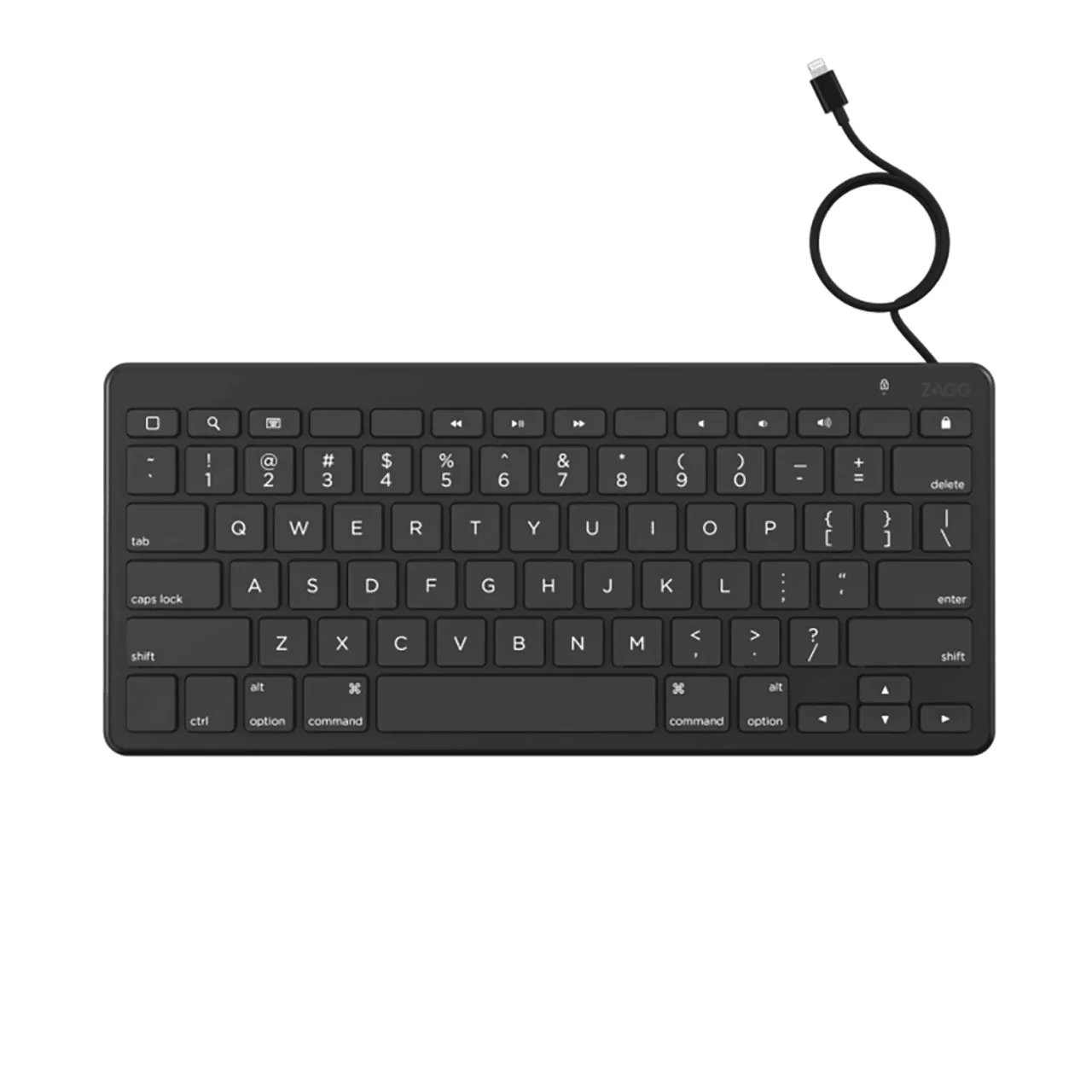 Zagg Wired Keyboard Compact Lightning Connector iPad