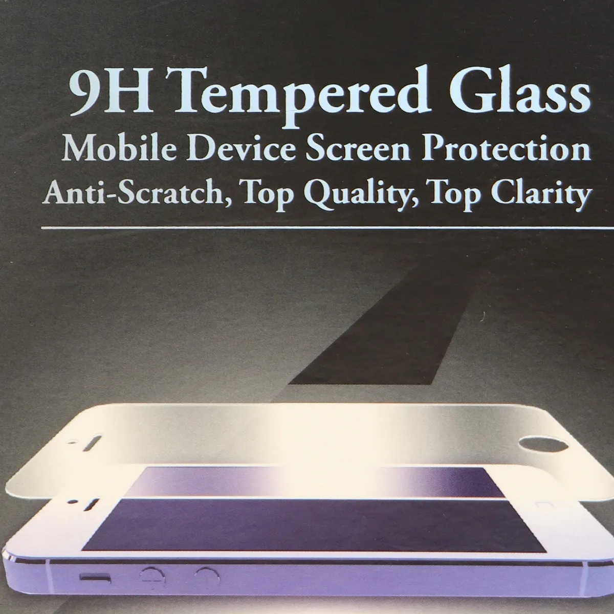 ZipKord ColorGuardz 9H Tempered Glass for Galaxy S5 with Metallic Purple Border